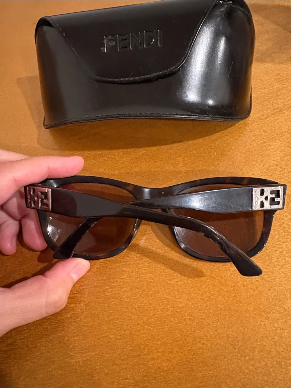 Fendi tortoise Frame Sunglasses with Brown Lenses